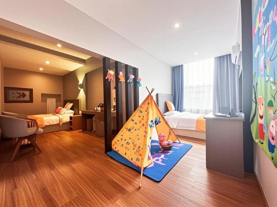 Qiqiaowu Hotel Beijing Daxing Airport Line Caoqiao Subway Station Branch Dış mekan fotoğraf