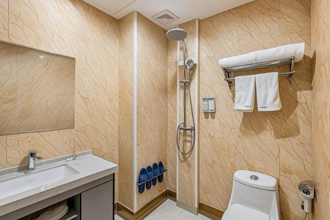 Qiqiaowu Hotel Beijing Daxing Airport Line Caoqiao Subway Station Branch Dış mekan fotoğraf